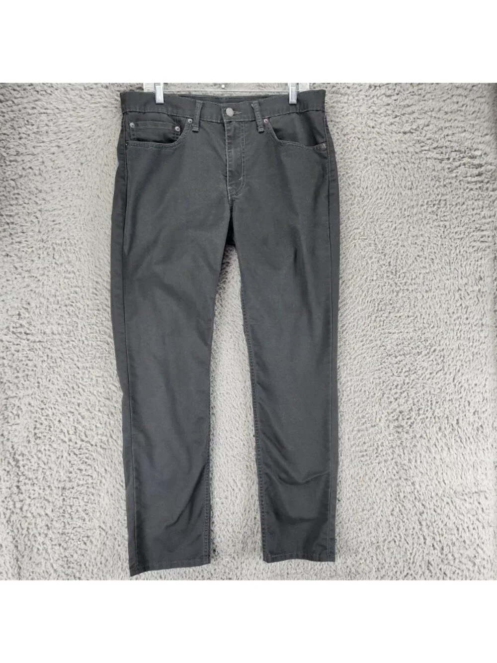 Levis Jeans Mens 34x32 511 Gray Stretch Denim Slim Fit Tapered Leg